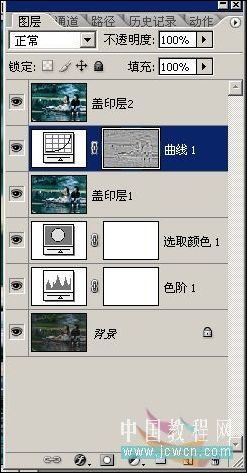照片調色教程 ps打造墨色江南效果_網頁設計webjx.com整理