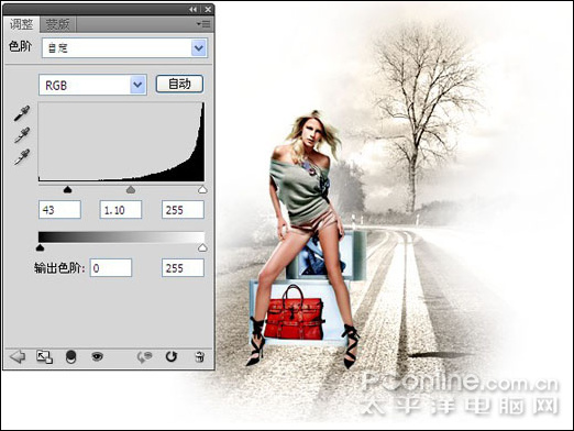 photoshop cs4打造時尚女性主題作品