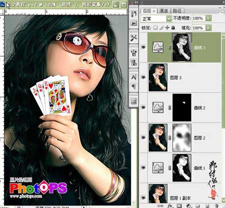 photoshop制作仿劉芳視覺效果