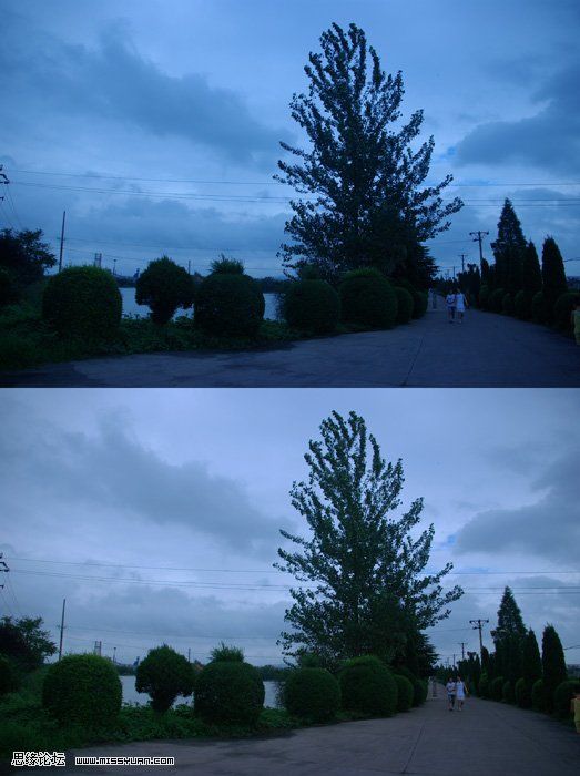 photoshop模擬自動白平衡偏色拍攝照片處理_webjxcom