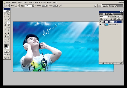 photoshop創意設計:聆聽心靈深處的音樂_webjx.com