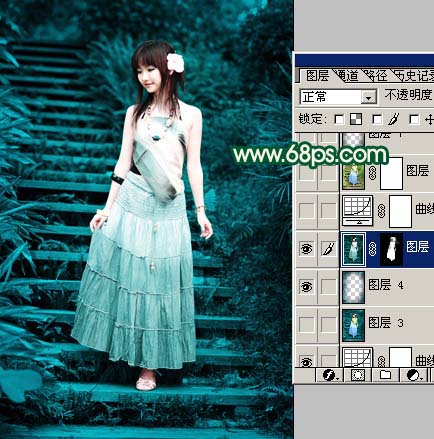 photoshop打造一只綠色的蝴蝶精靈