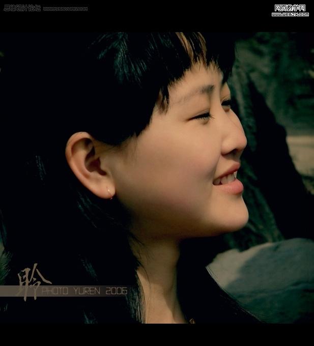 photoshop磨皮教程:普通照片變夢幻美女_網頁設計
