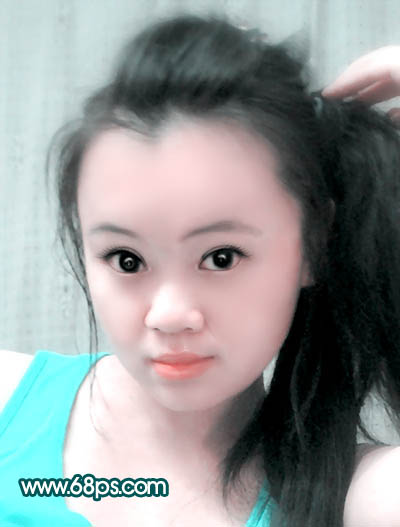 photoshop教程：這樣制作網絡美女