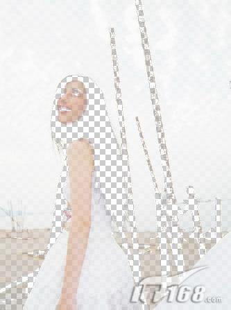 photoshop讓數碼照片變身美女海報(3)