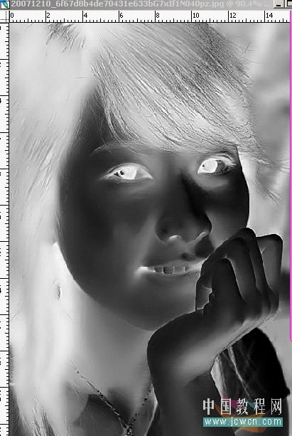 photoshop教程：水靈靈的美女調出來_網頁設計webjx.com轉載