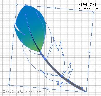 photoshop簡單繪制ps軟件中的羽毛效果