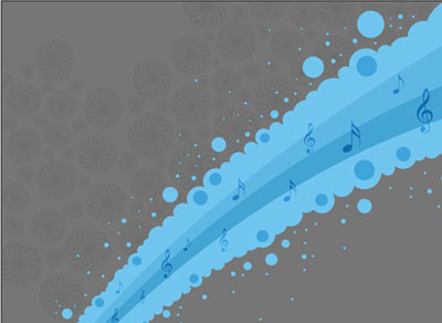 photoshop繪制分享音樂海報_webjxcom12