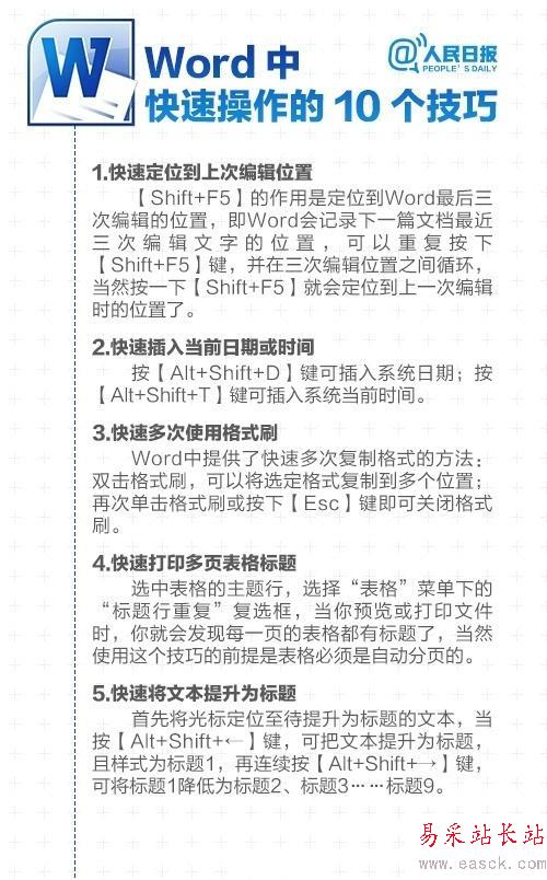 Word實用技巧大全 好東西果斷收藏！