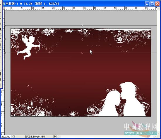 photoshop繪制一幅浪漫情人節畫面