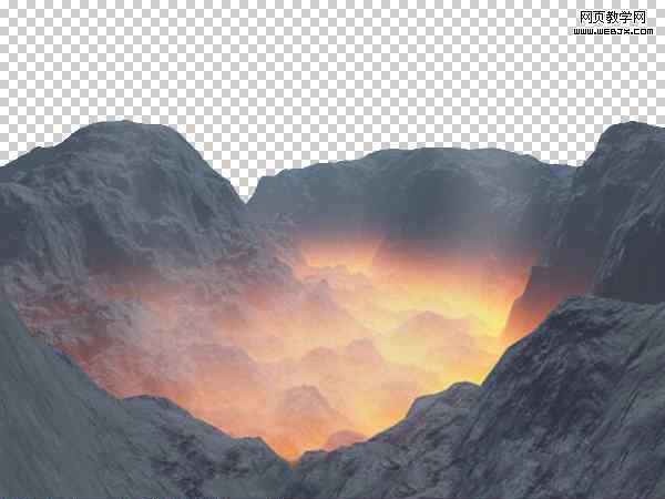 photoshop制作在熔巖里燃燒的文字特效_網頁設計