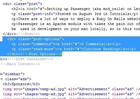 ps把psd網站模板切圖為xhtml+css的網頁_webjx