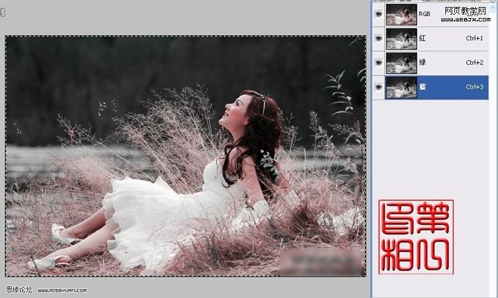 photoshop調色教程:漂亮的月桂女神_webjx.com