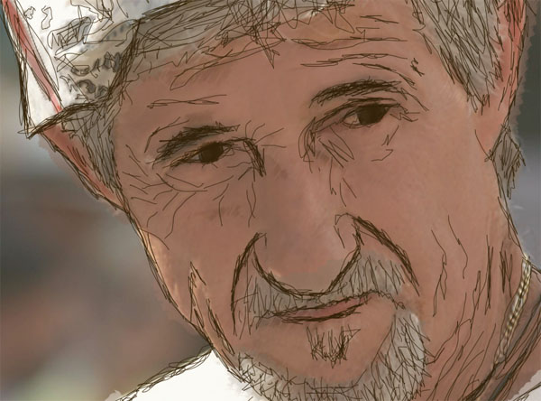 photoshop真人照片轉藝術寫生素描畫_webjx.com