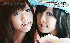 ps為妹妹化妝細節處理哄得漂亮mm歡心