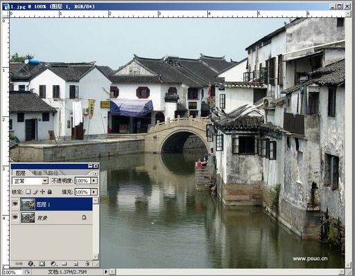 photoshop用另類方法打造水彩效果_網頁設計webjx.com整理