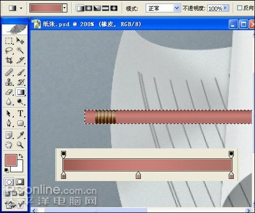 photoshop鼠繪逼真的鉛筆和紙張_網頁設計webjx.com轉載