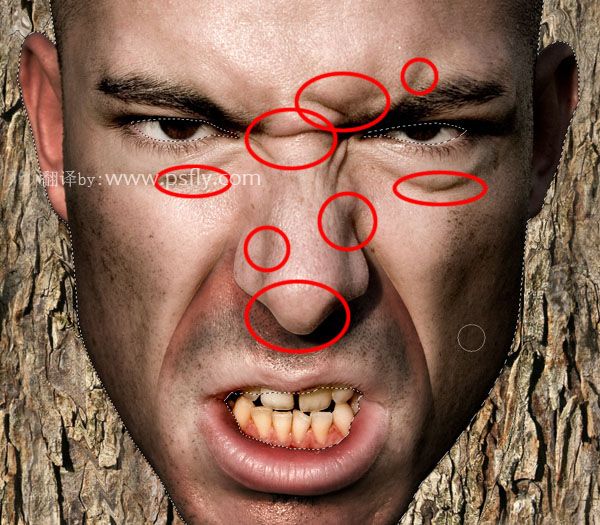 photoshop合成科幻片中的樹人魔怪