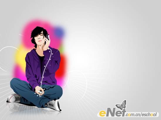 photoshop打造時尚音樂宣傳畫面