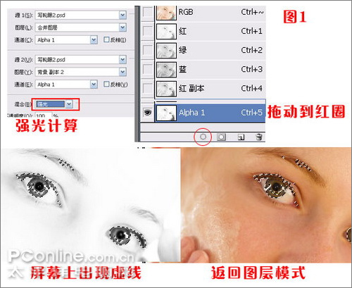 photoshop美女照片動漫寫輪眼