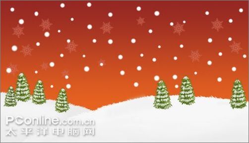 photoshop實例教程:打造圣誕賀卡