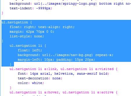 ps把psd網站模板切圖為xhtml+css的網頁_webjx