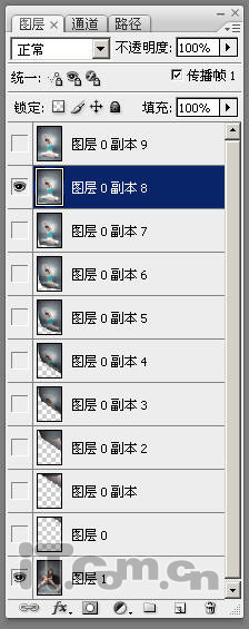 ps制作美女照片的動態翻頁效果