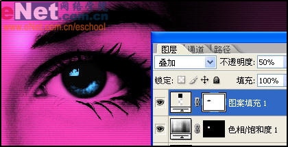photoshop教程:mm眼睛藝術處理效果_網頁設計webjx.com網絡整理