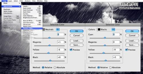 photoshop照片合成教程：暗調插畫效果_網頁設計