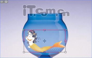 photoshop合成圖片特效:玻璃瓶里的美人魚_網頁設計webjx.com網絡轉載