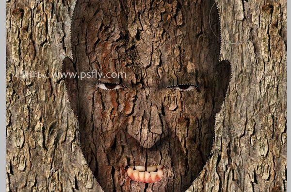 photoshop合成科幻片中的樹人魔怪