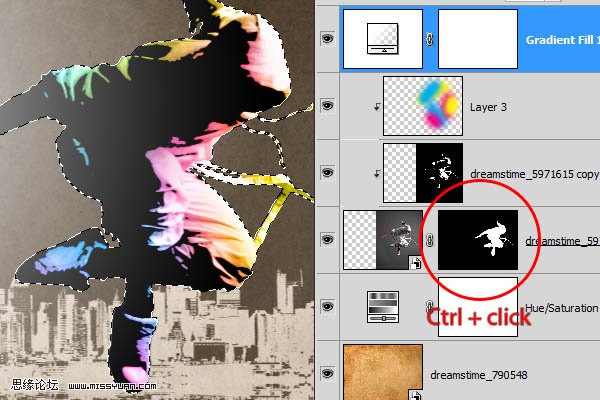 photoshop合成:城市與音樂合成街舞海報_webjx.com
