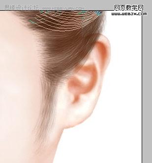 photoshop鼠繪教程:氣質美女_webjx.com
