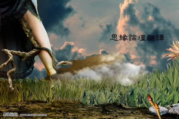 photoshop照片合成:樹妖纏身的女孩_webjx.com