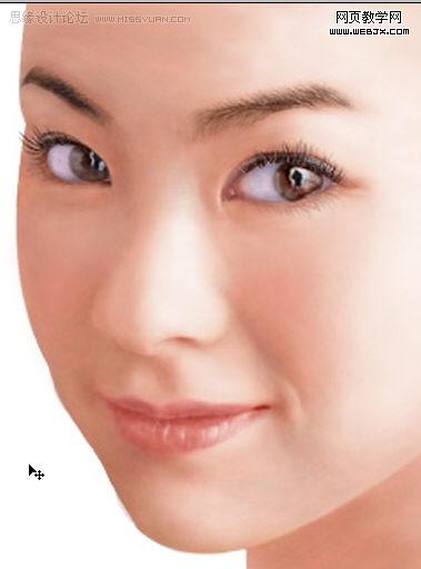 photoshop鼠繪教程:氣質美女_webjx.com