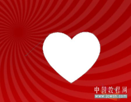 photoshop繪制多顆紅心表達情人節愛意