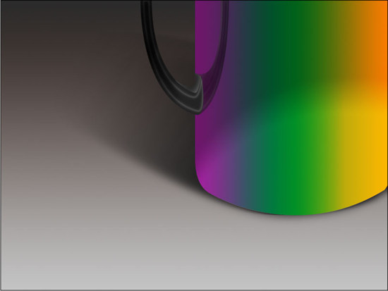 photoshop制作逼真的不銹鋼杯