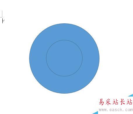 WORD中怎么畫同心圓？
