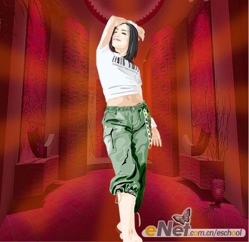 photoshop cs4打造絢麗光影人像特效表現