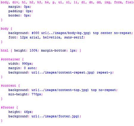 ps把psd網站模板切圖為xhtml+css的網頁_webjx