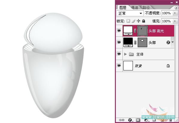photoshop精細繪制漂亮的女機器人eve(伊芙)_webjx