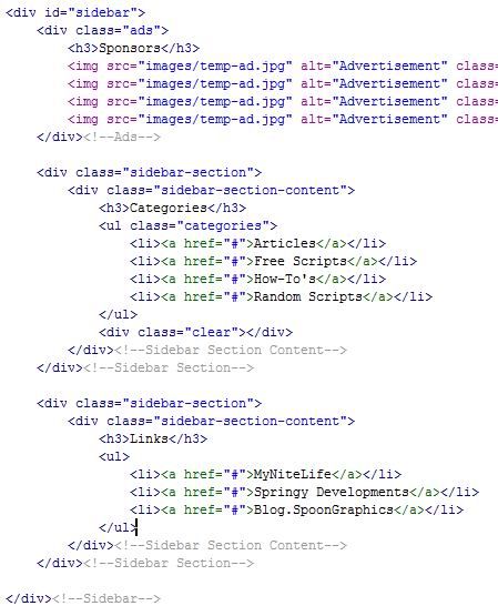 ps把psd網站模板切圖為xhtml+css的網頁_webjx