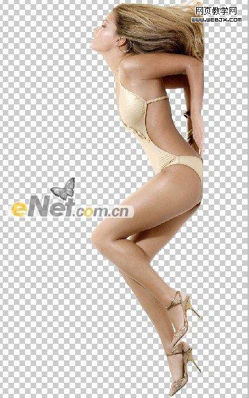 photoshop 圖像合成特效之美女戲水