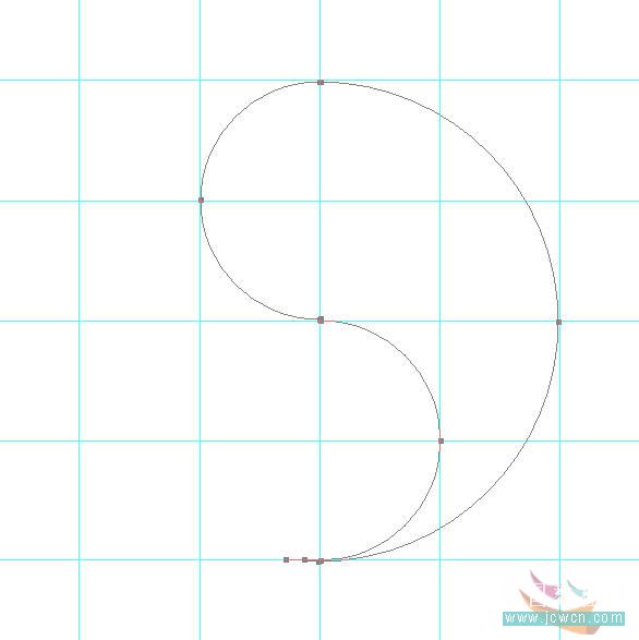 photoshop入門:簡直制作太極圖_webjx.com