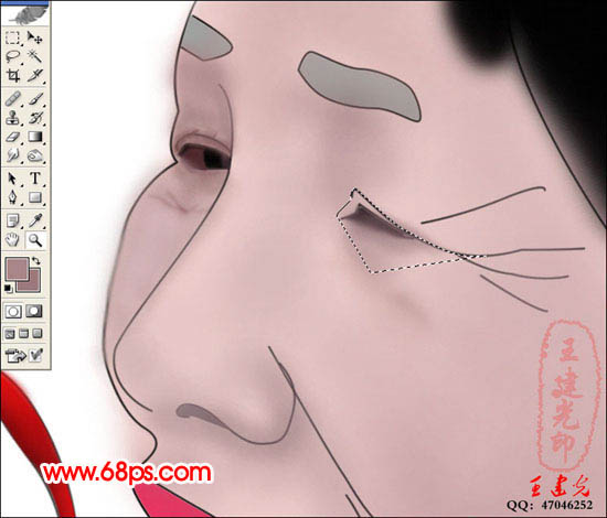 photoshop鼠繪教程:抱可愛寶寶的老奶奶_webjx.com