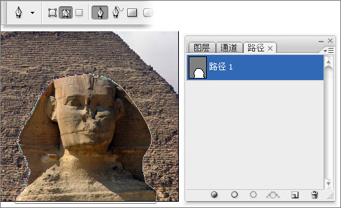 photoshop照片合成：夢回埃及