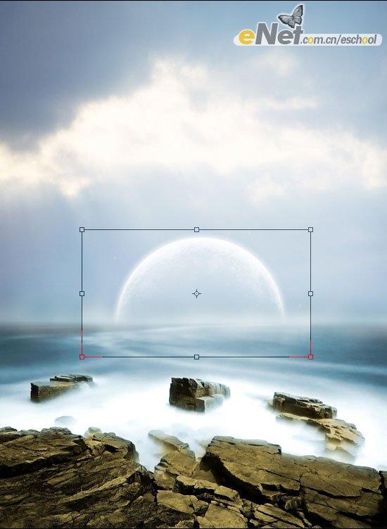 photoshop照片合成：夢幻海岸之光(5)