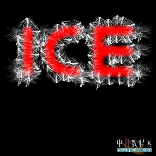 photoshop冰字特效：模擬凍裂的特效_webjx.com