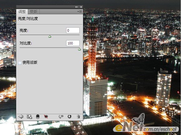 photoshop教程:制作閃亮燈光的城市夜景_webjx.com