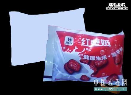 photoshop繪制袋裝紅棗奶廣告海報-網頁設計